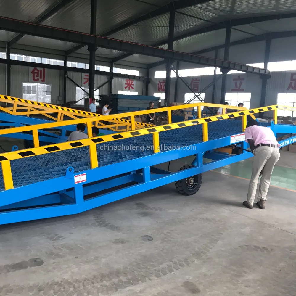 Mechanical Mobile Truck Ramp Material Truck Ramp Dock Yard Ramp - Buy ...