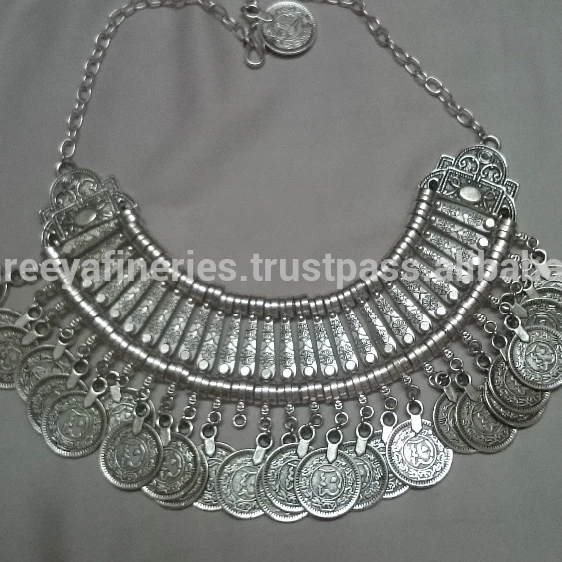 10 REAL COINS TRIBAL GYPSY BELLY DANCE BANJARA ETHNIC AFGHAN JEWELRY MIX