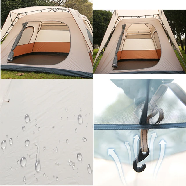5-8 person outdoor large family camping tent instant tent outdoor pop up tent C01-FT1013