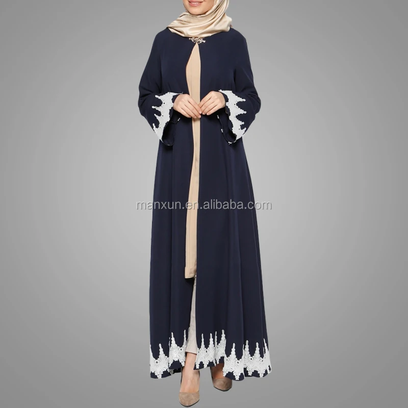 navy abaya