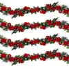 Hot selling Outdoor Decor Festival Ornaments Artificial Flower Garland