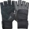 Weightlifting Gloves with Built-in Wrist Wraps, Full Palm Protection with Extra Grip for Fitness, Gym Workout and Cross Training