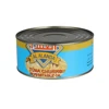 Fresh product type and canned chunks style pre-cooked skipjack tuna loins in canned tuna fish