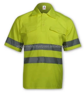 Safety work shirt Hi-Vis reflective for men workwear Safety work shirt Hi-Vis reflective for men workwear