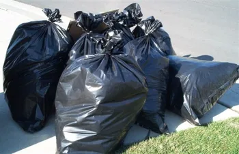 plastic trash bag sizes