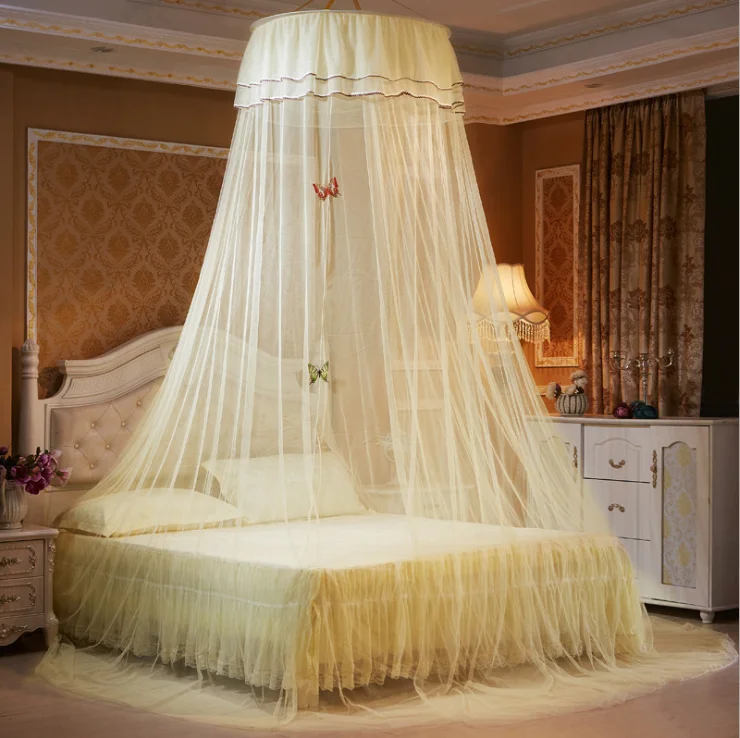 100%polyester Designer Conical Mosquito Bed Net For Double Bed - Buy ...