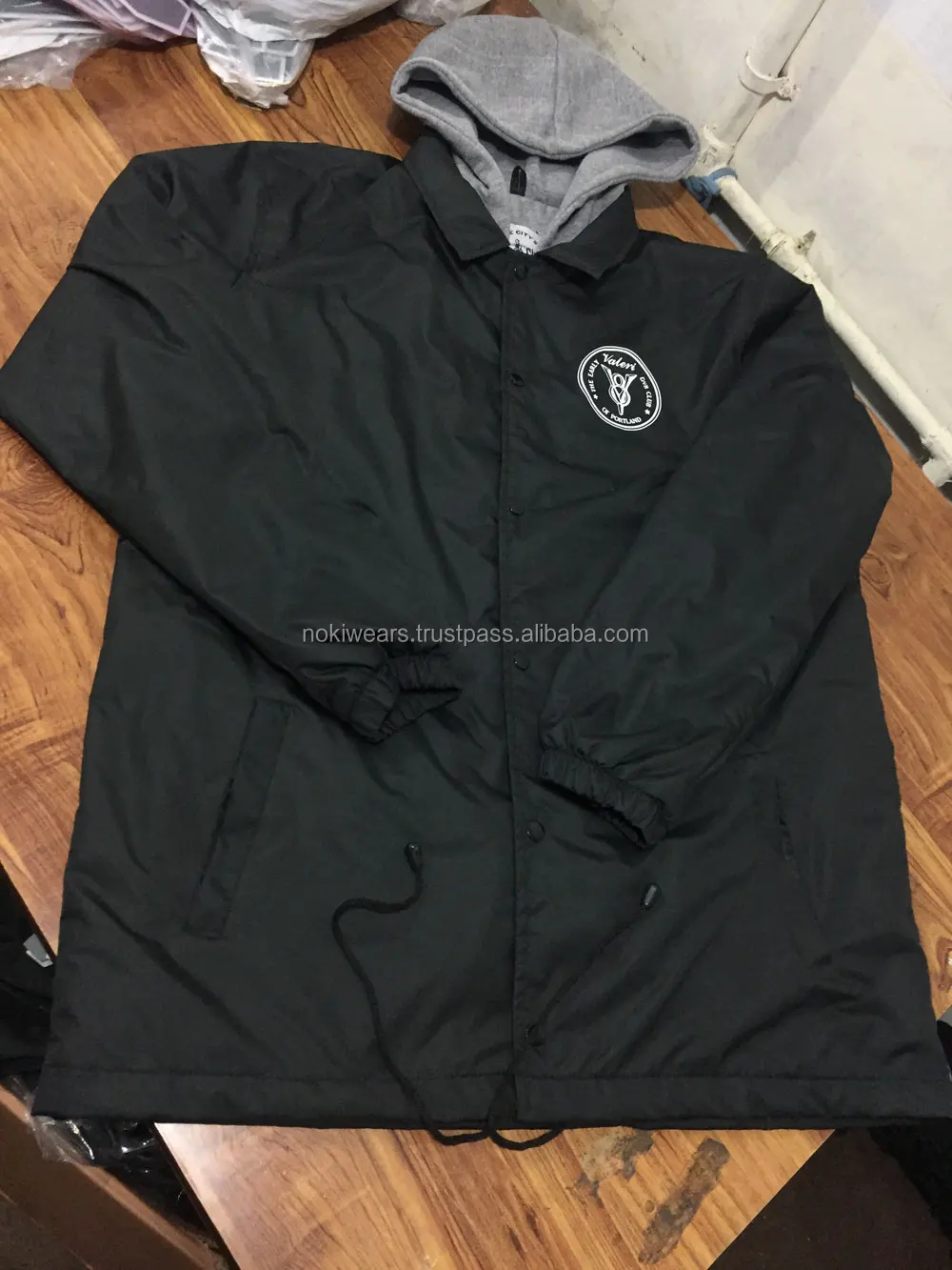 Men's Hooded Ziphem Anorak Jackets High Fashion Trending Windbreaker