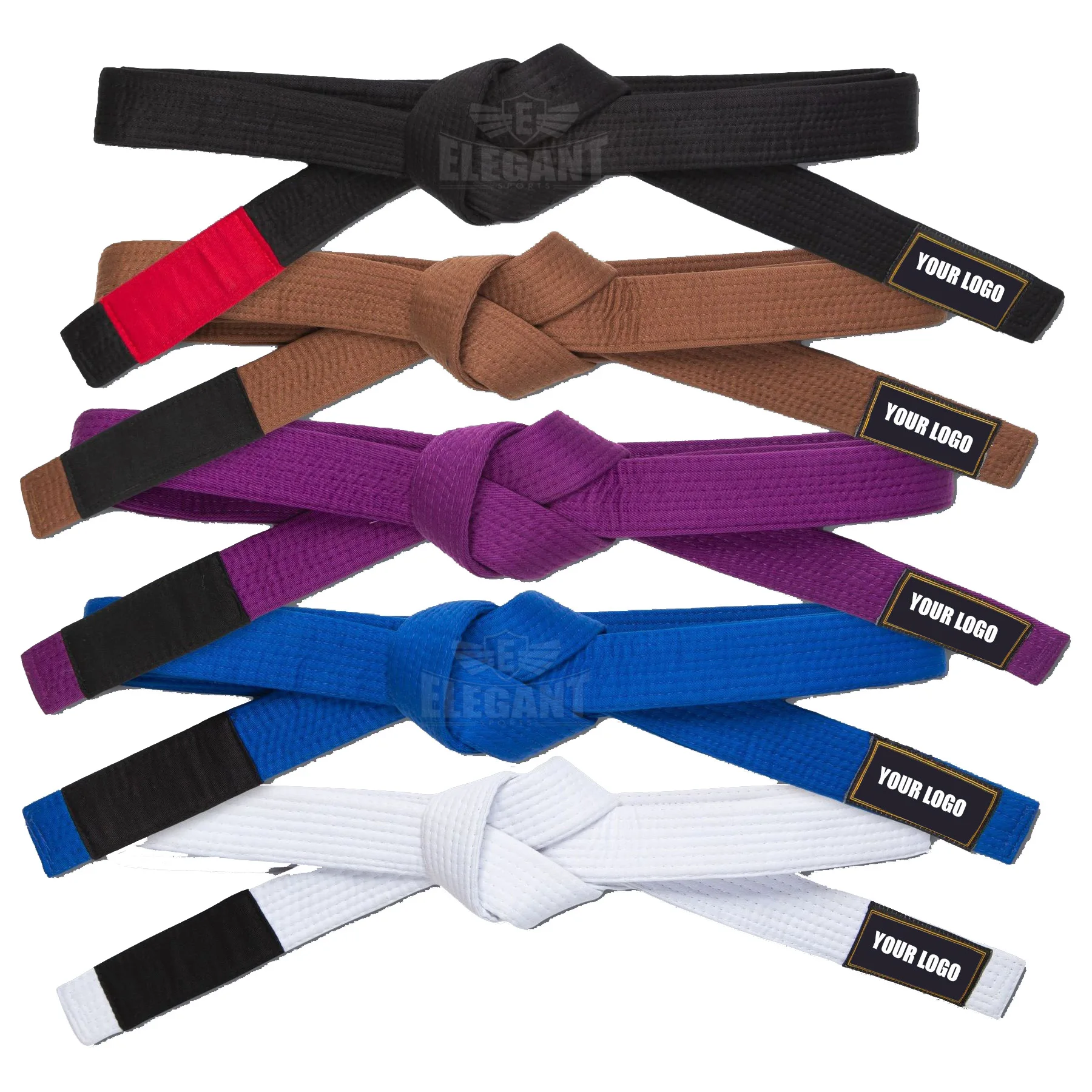VERUS Brazilian Jiu Jitsu Gi Belts 100/% Cotton Material MMA BJJ Kimono Belt