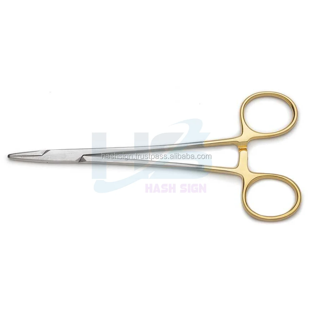 Mayo Hegar Needle Holder Driver Suture Surgical Piercing Groove Forceps ...