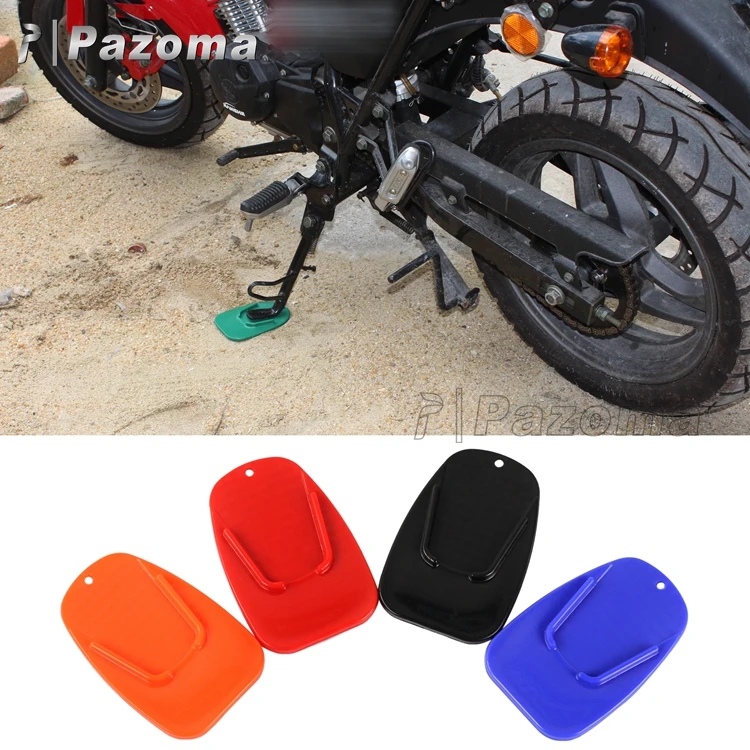 Custom Cheap 88*58mm Motorcycle Kickstand Pad Plastic Kickstand Pad