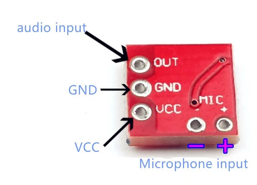 Taidacent 1.5v 20dbi High Sensitivity Smd Electret Mic Preamp Module