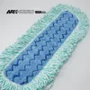 Fringed microfiber scrubb wet hook and loop industrial mop pad cloth mophead refill dust mop with fringe