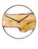 Wooden Clock With White Base