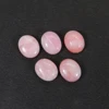 5 Pcs Wholesale lot pink opal gemstone 11x9mm oval cabochon wholesale manufacturer