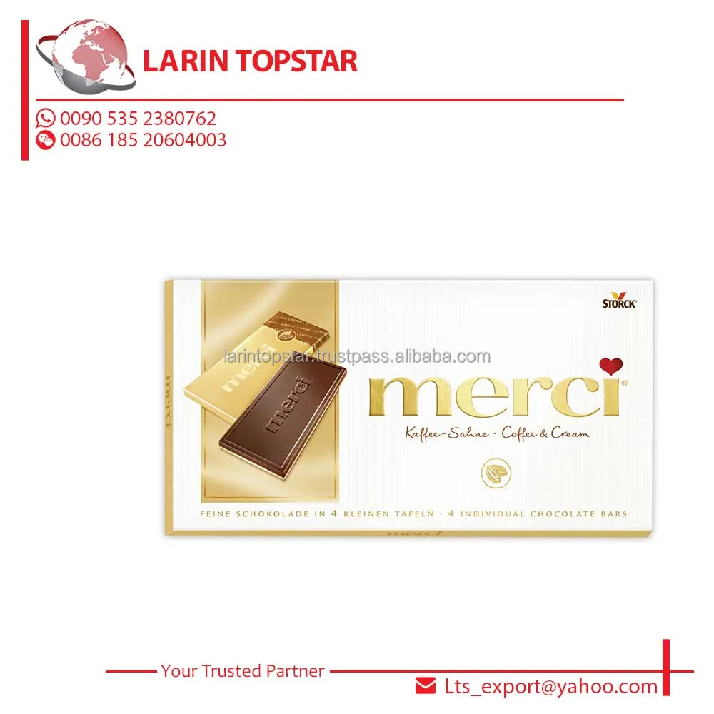Merci Chocolate Tafelschokolade Kaffee Sahne Tray 100g Buy Merci