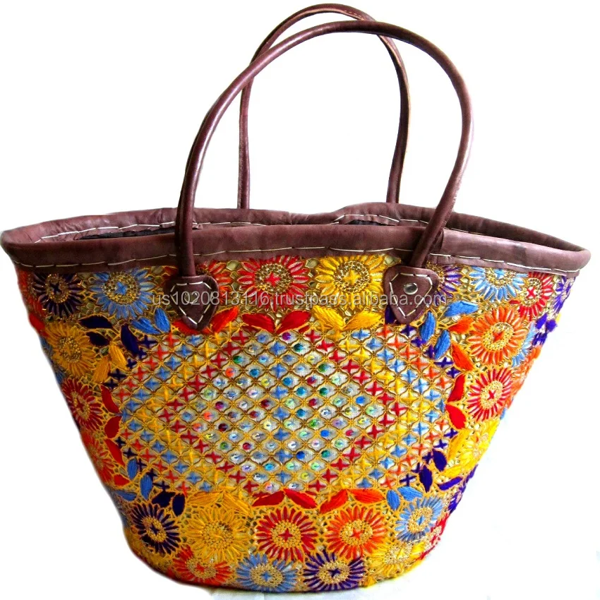 Pretty Handmade Embroidered Straw Wicker Baskets Buy Straw Basket Weaving,Straw Gift Basket