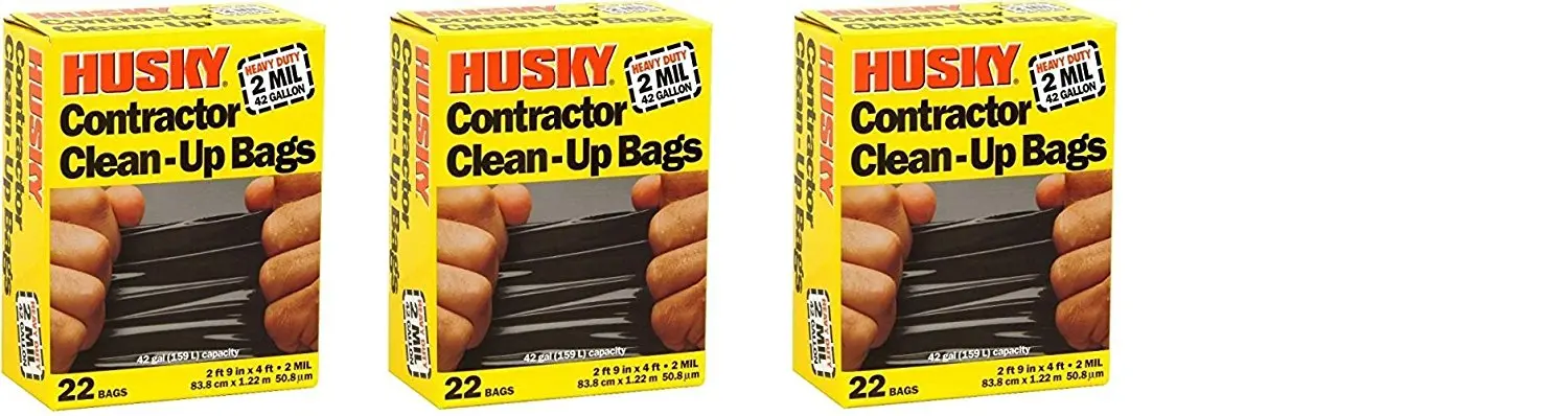 Husky Contractor Clean Up Bags Find Get Quotations Husky Hk42wc022b Contractor Clean Up 22 Bags 42 Gallon 3 X