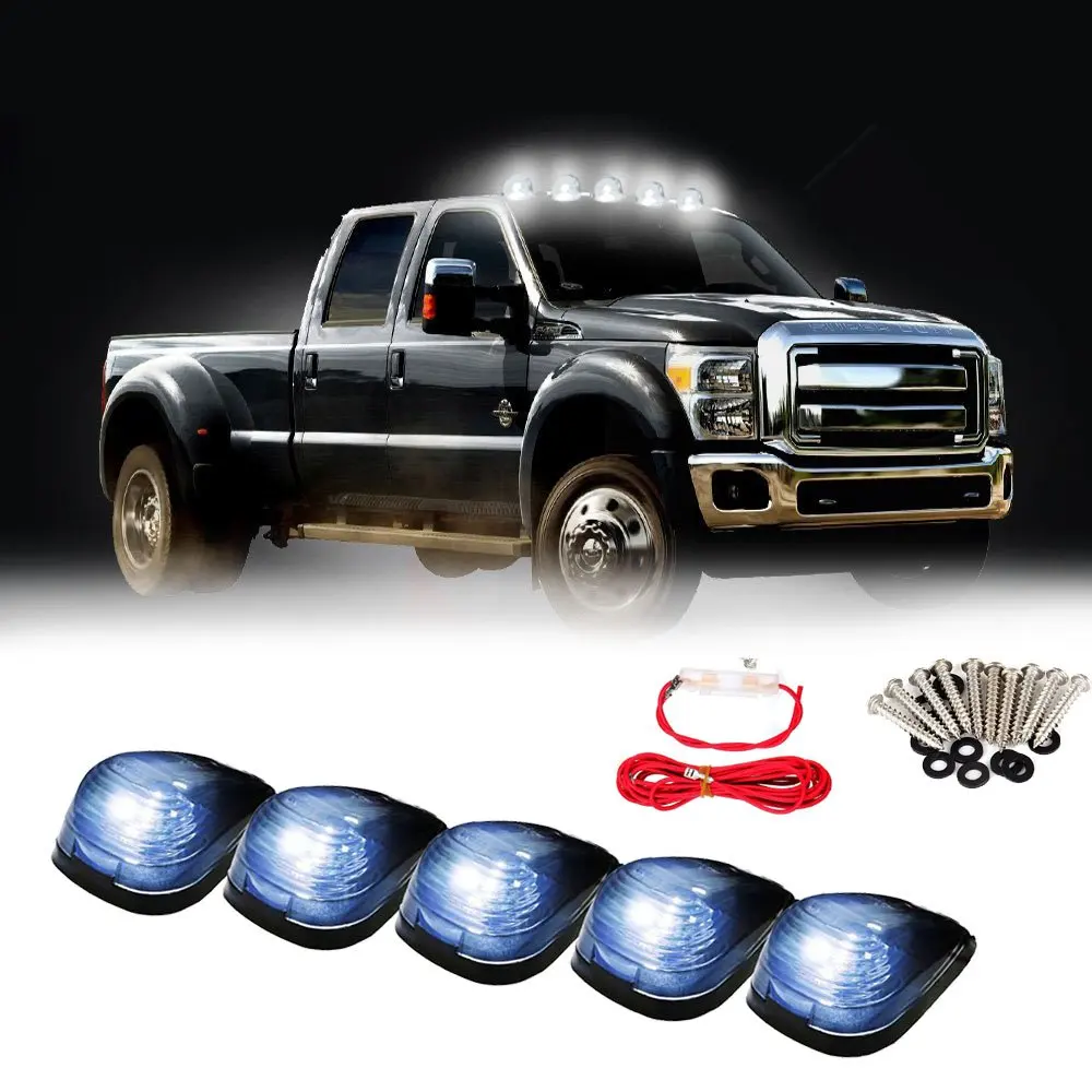 2PCS HHF LED Bulbs Lamps For Car Truck Trailer Plastic Car Side Marker Lamps//Brake Signal Decoration Lamps 2W Yellow Side Marker Lights Lamps 10~30V