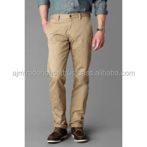 khaki chino trousers