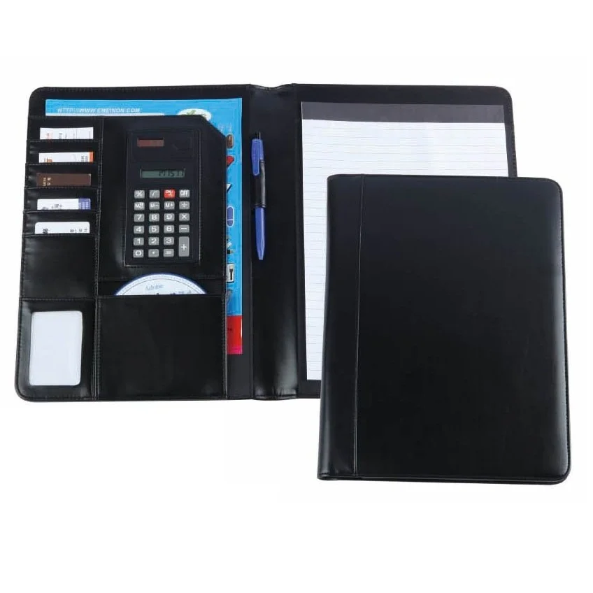 Carpeta De Negocios De Cuero A4 Portafolio De Gesti n Organizador De carpeta-de-negocios-de-cuero-a4-portafolio-de-gesti-n-organizador-de