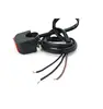 7/8" 22mm Motorcycle Handlebar Switch Waterproof ATV Head light Headlight ON-OFF Switch with 3 connectors