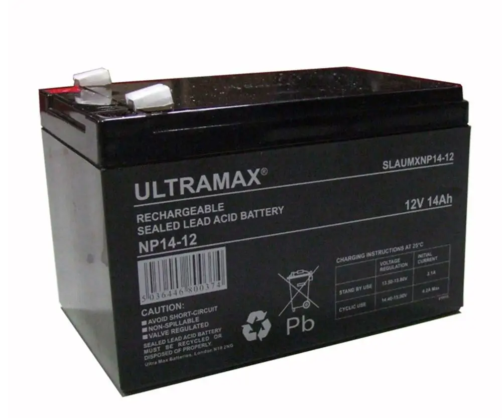 AS 13Ah & 15Ah 3 x UltraMax 12V 12Ah Batterien für elektrisch Fahrrad 