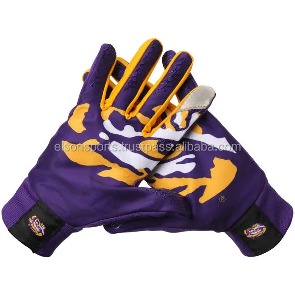 purple receiver gloves