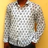 Cotton Hand Block Print Sort Kurta , Shirt from Jaipur