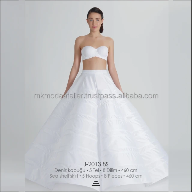 
High Quality Sea Shell Petticoat for Wedding Dresses Wholesale / Hotsale / Underskirt 