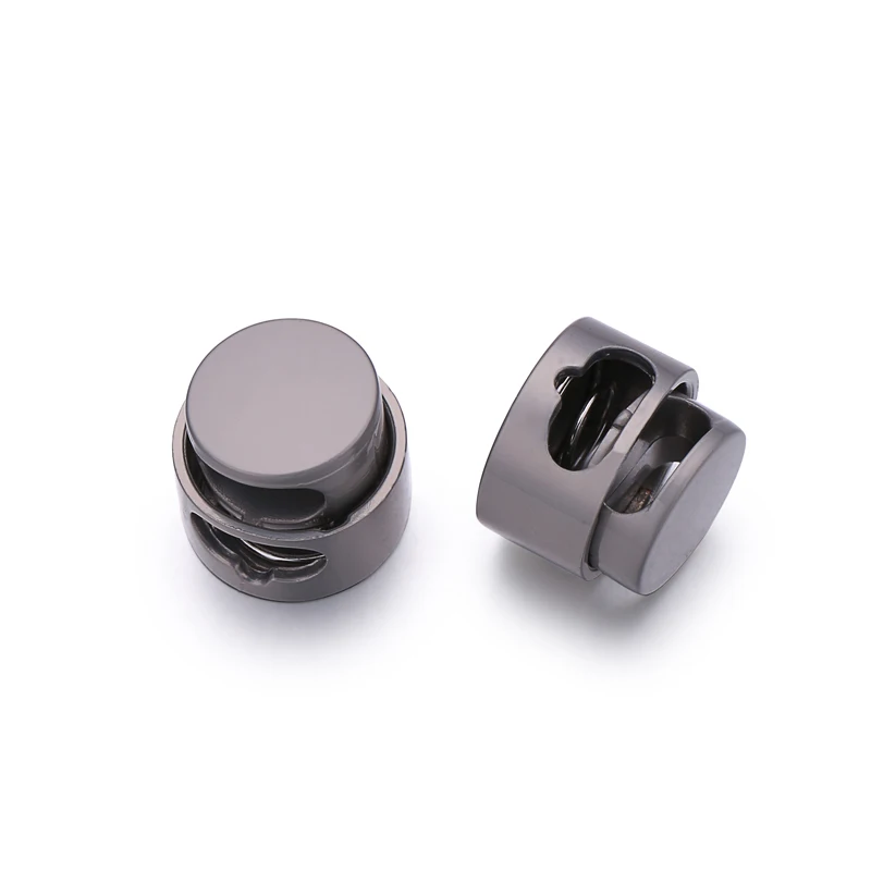 High end quality metal adjustable spring cord lock stopper for clothes