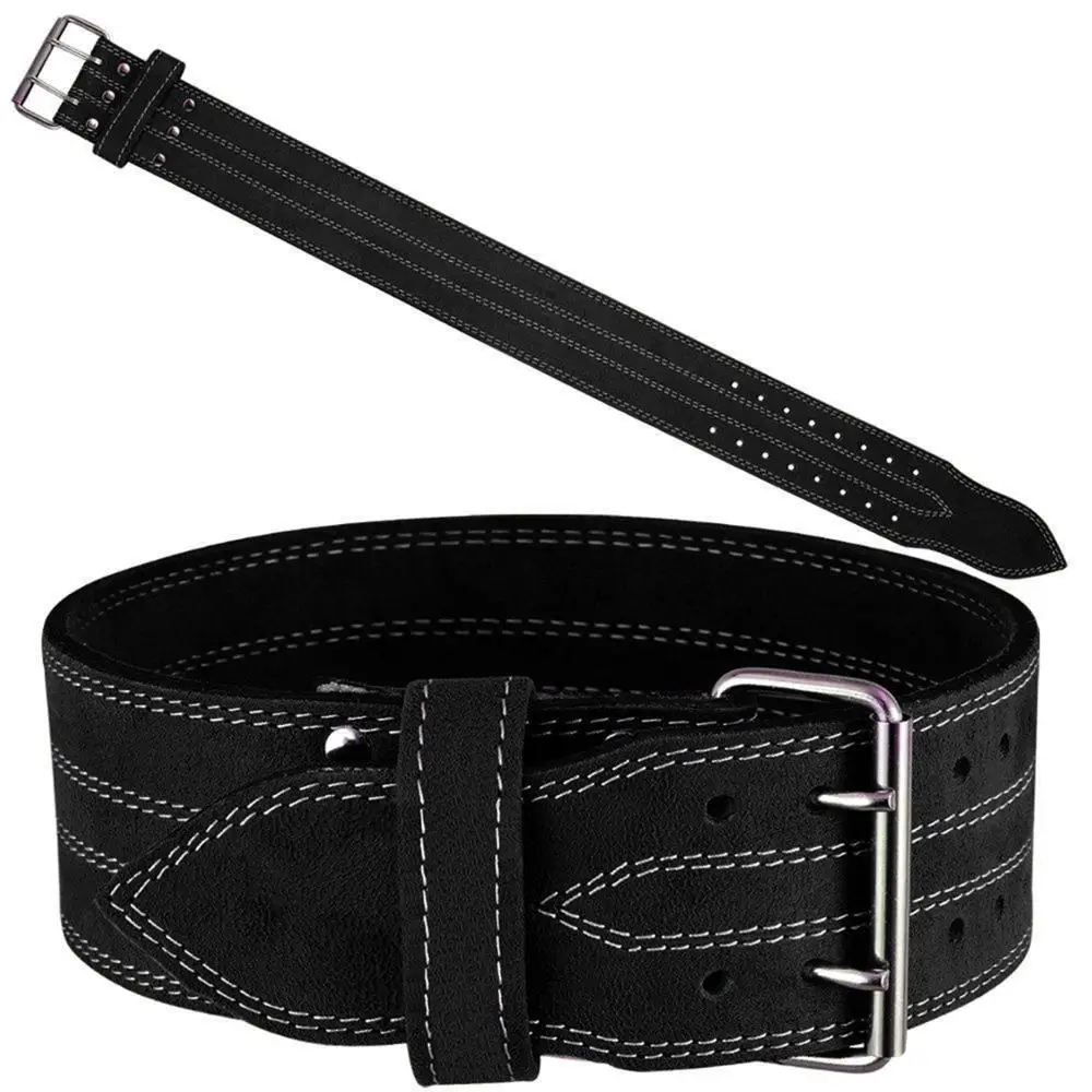 New Power Weight Lifting Leather Belt 4