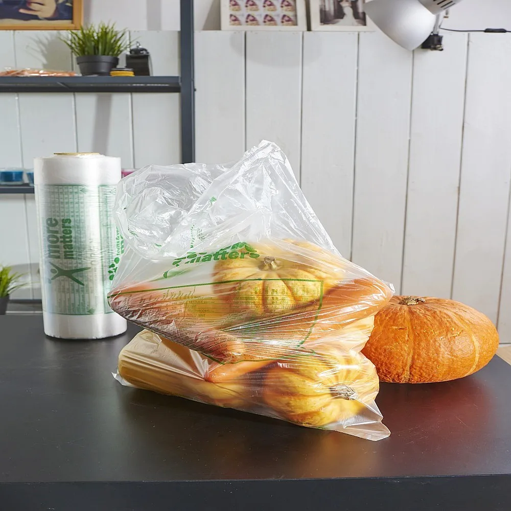 Factory Printing Supermarket Plastic Produce Shopping Bag On Roll Buy