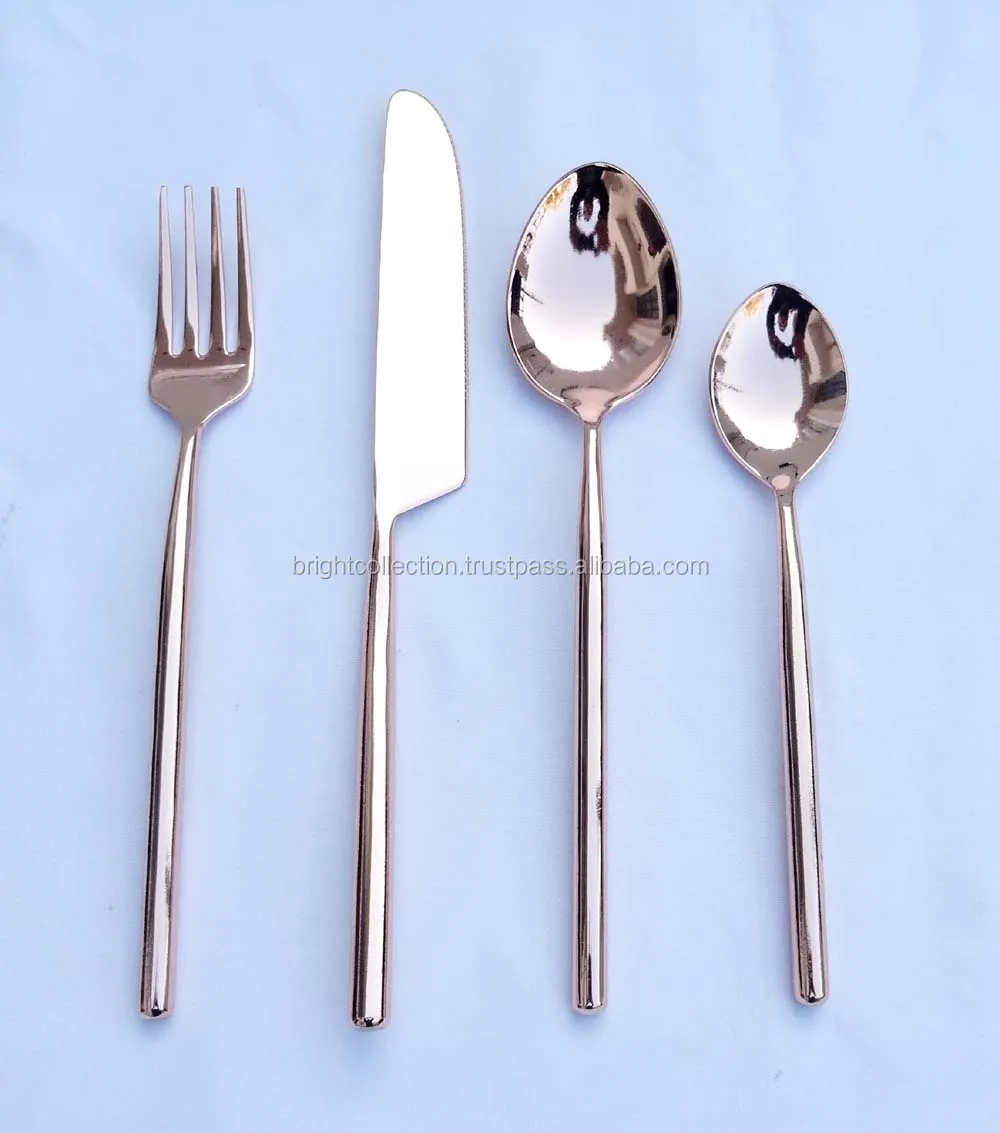 Stainless Steel Plain Round Handle Cutlery Set,Cutlery Set Buy Royal