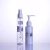 100ml hair oil empty bottels, spray lotion pump bottle, cosmetic silver collar pump