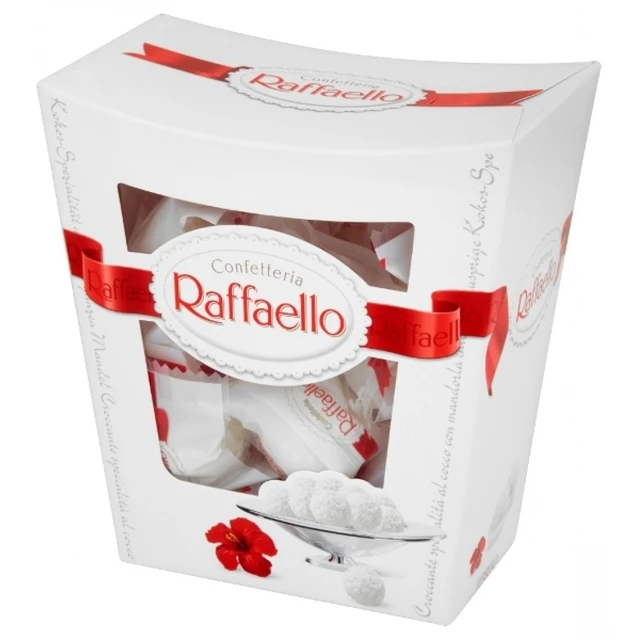 Дикси рафаэлло. Raffaello 230g. Raffaello 230. Коробка конфет Рафаэлло. Рафаэлло конфеты реклама.