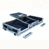 RK waterproof cd player case---RKI1800 carpeted console holds one 10 in. mixer and two CDJ 800s
