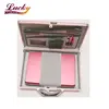 Bright Pink Aluminum Briefcase Laptop Case Metal Briefcase Locks and Clasps Women Briefcase