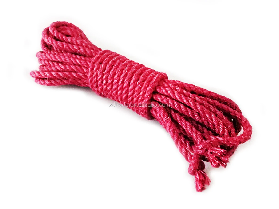 6mm Bondage Jute Rope 9.5meters Japanese Shibari Rope - Buy Jute Rope ...