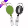 Metal Retractable Badge Reel with Hook and Clip