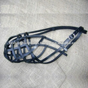 custom handmade leather muzzle dog collars