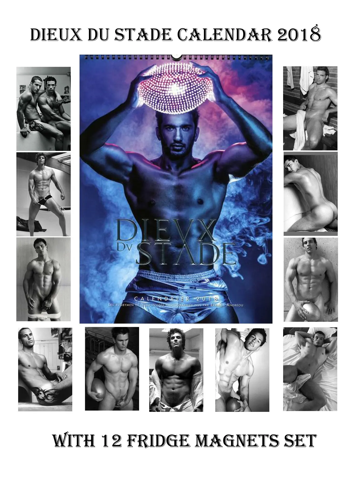 Buy THE FRENCH RUGBY TEAM LOCKER ROOM NUDES DIEUX DU STADE OFFICIAL