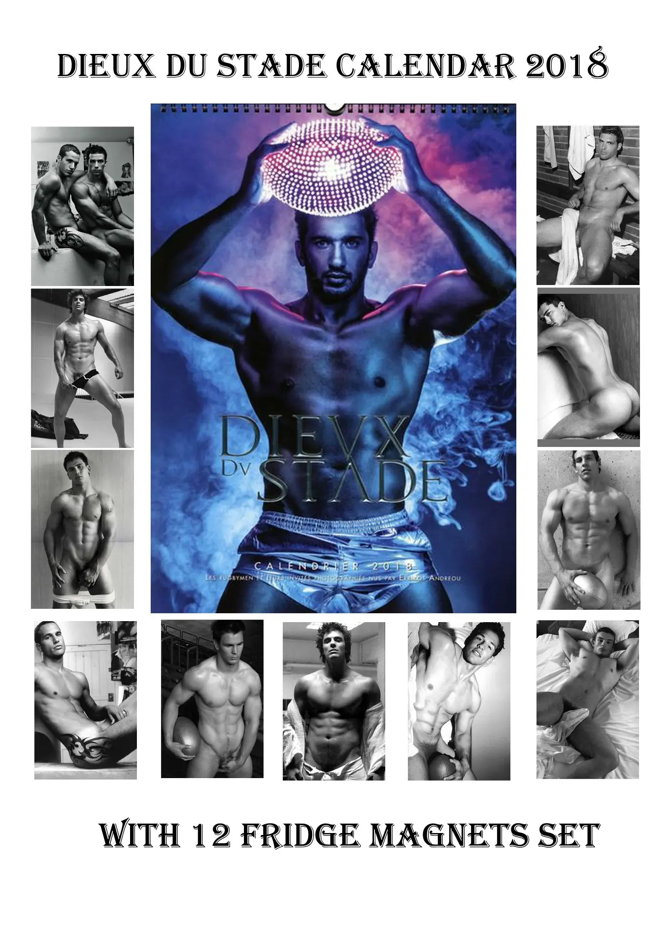 Buy THE FRENCH RUGBY TEAM LOCKER ROOM NUDES DIEUX DU STADE OFFICIAL 
