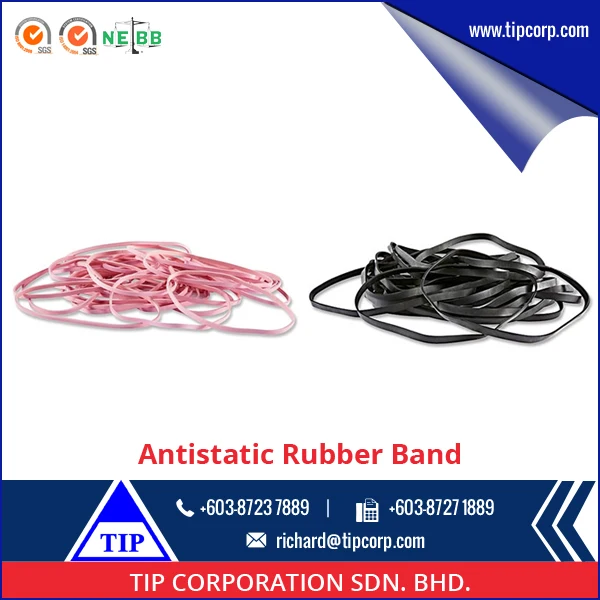 Black Conductive Silicone Rubber Band/ring - Buy Elastic Conductive ...