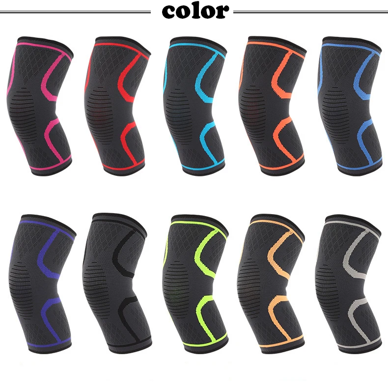 Elastic Compression Sleeve Knee Support Brace Knee Pads Sport Basketball Running