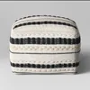 NEW COLLECTION BLACK WHITE COTTON POUF