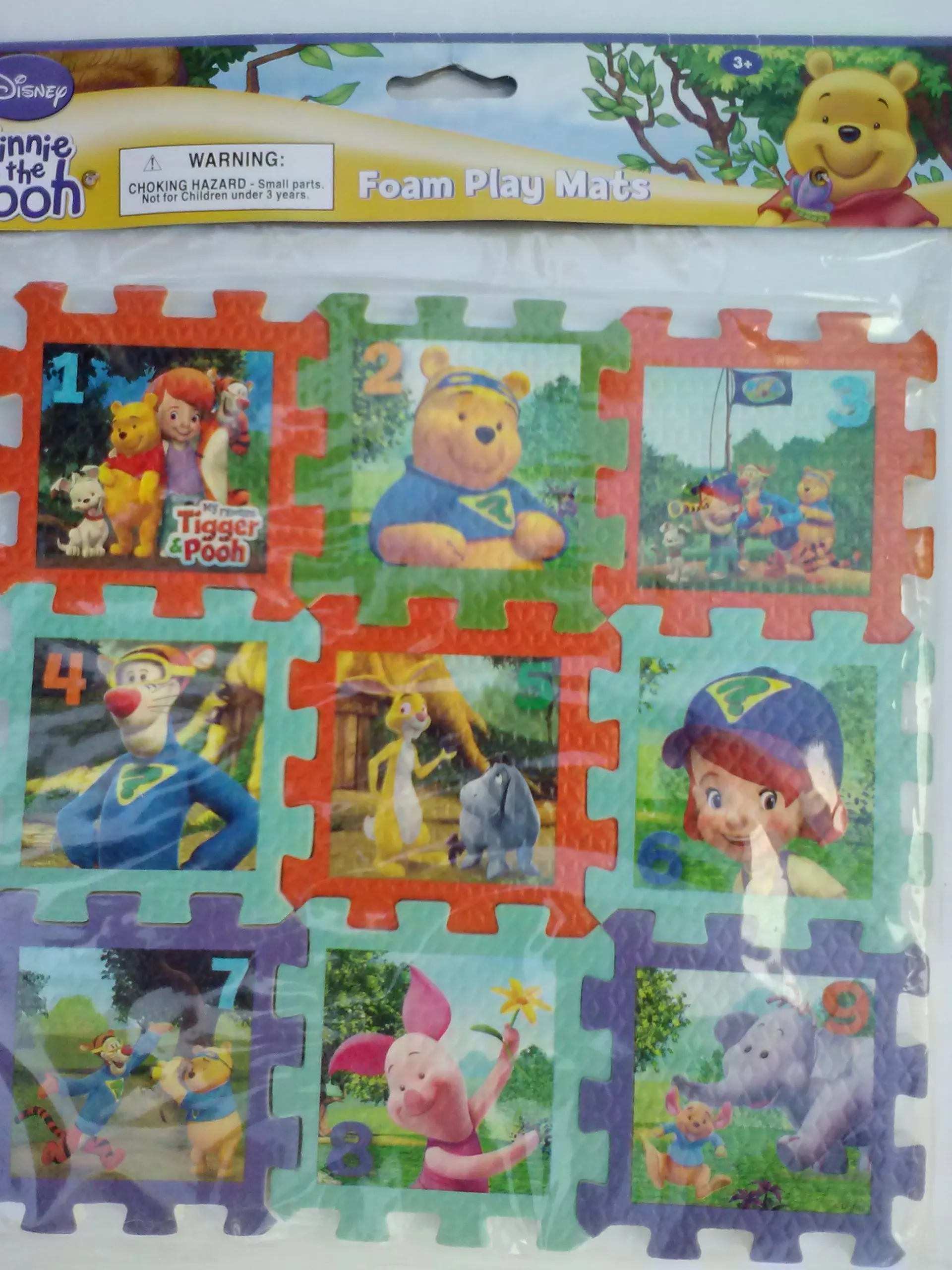 Buy Disney Winnie The Pooh Foam Floor Number Puzzle Mat For Kids