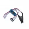 Taidacent For SOIC8 SOP8 Flash Chip IC Test Clip with SPI Cable Programmer TL866A/C Wide SOP16 Pitch 1.27mm Programming Clip