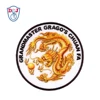3.5" Iron On Dye Sublimation Embroidery Martial Art Design Patch
