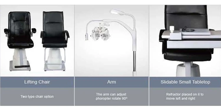 S-880B Ophthalmic Refraction chair unit ophthalmic combined table