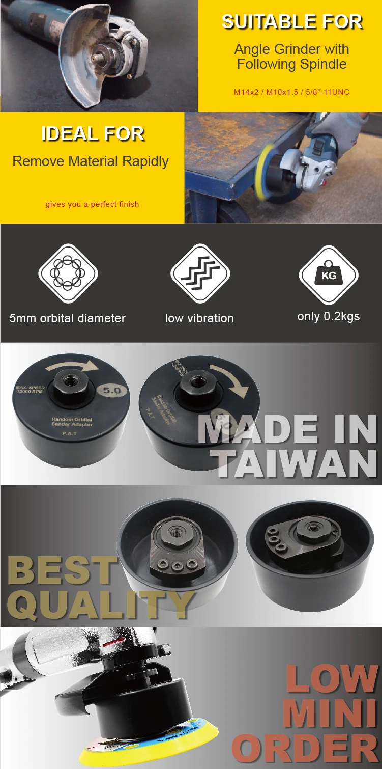 PA 0015 Random Orbital Sander Adapter For Angle Grinder Products from